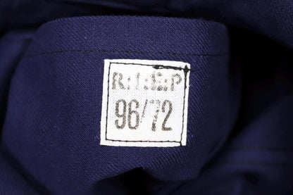 Vintage French blue workwear jacket - 1960s chore coat - 45” chest - bleu de travail - cotton twill - deadstock