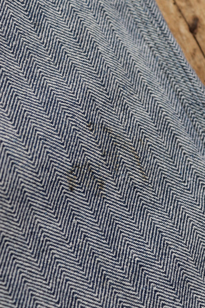 Vintage 1960s workwear coveralls - herringbone denim overalls - 46” x 39” x 32” - mechanic boiler suit - Goodwood outfit