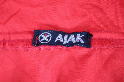 Vintage 1980s red Norwegian smock - hiking anorak - 53” chest - for walking or skiing
