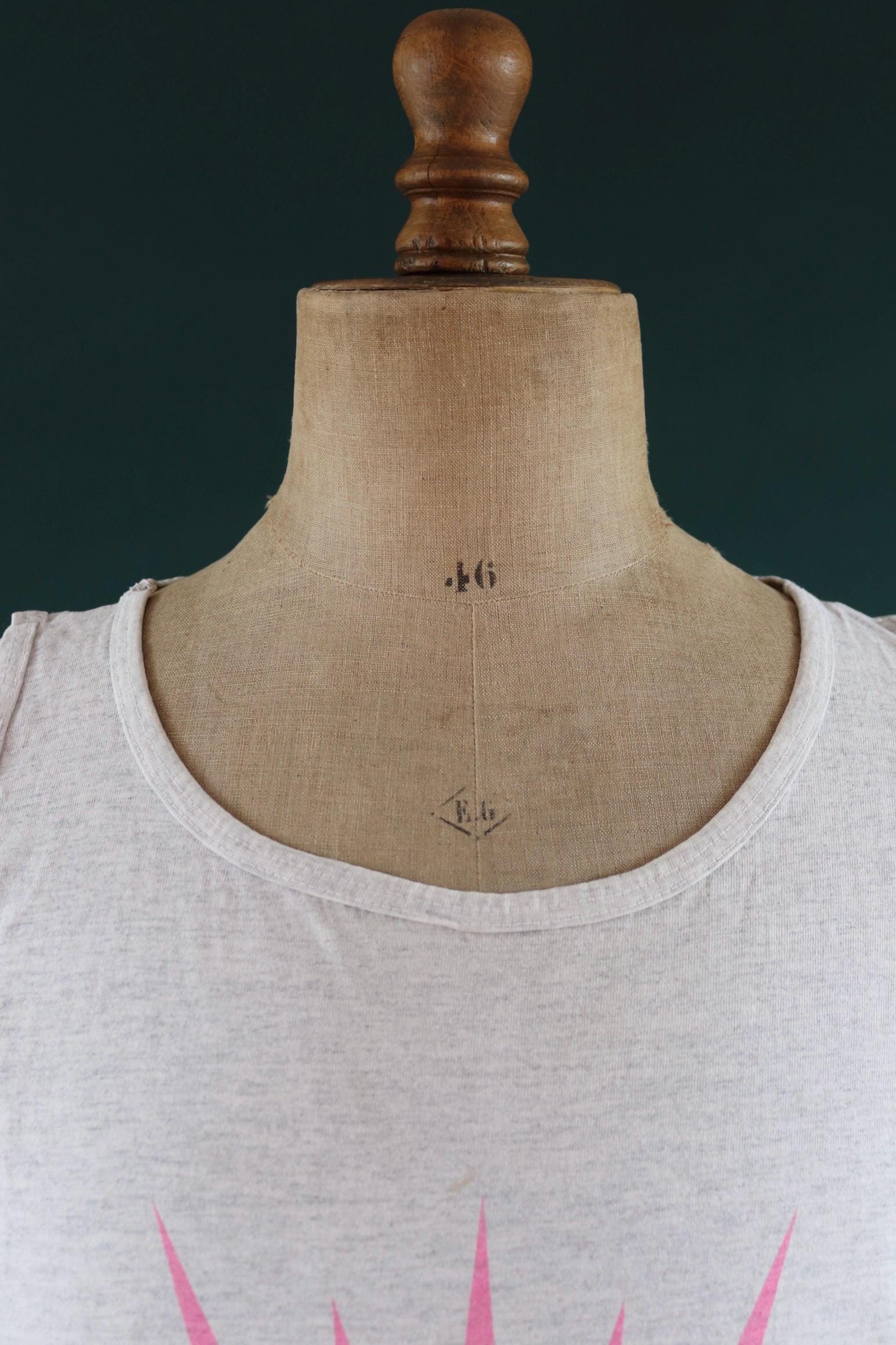 Vintage 1990s Hobie vest top - neon vest - street hockey graphic - surf singlet - 51” chest