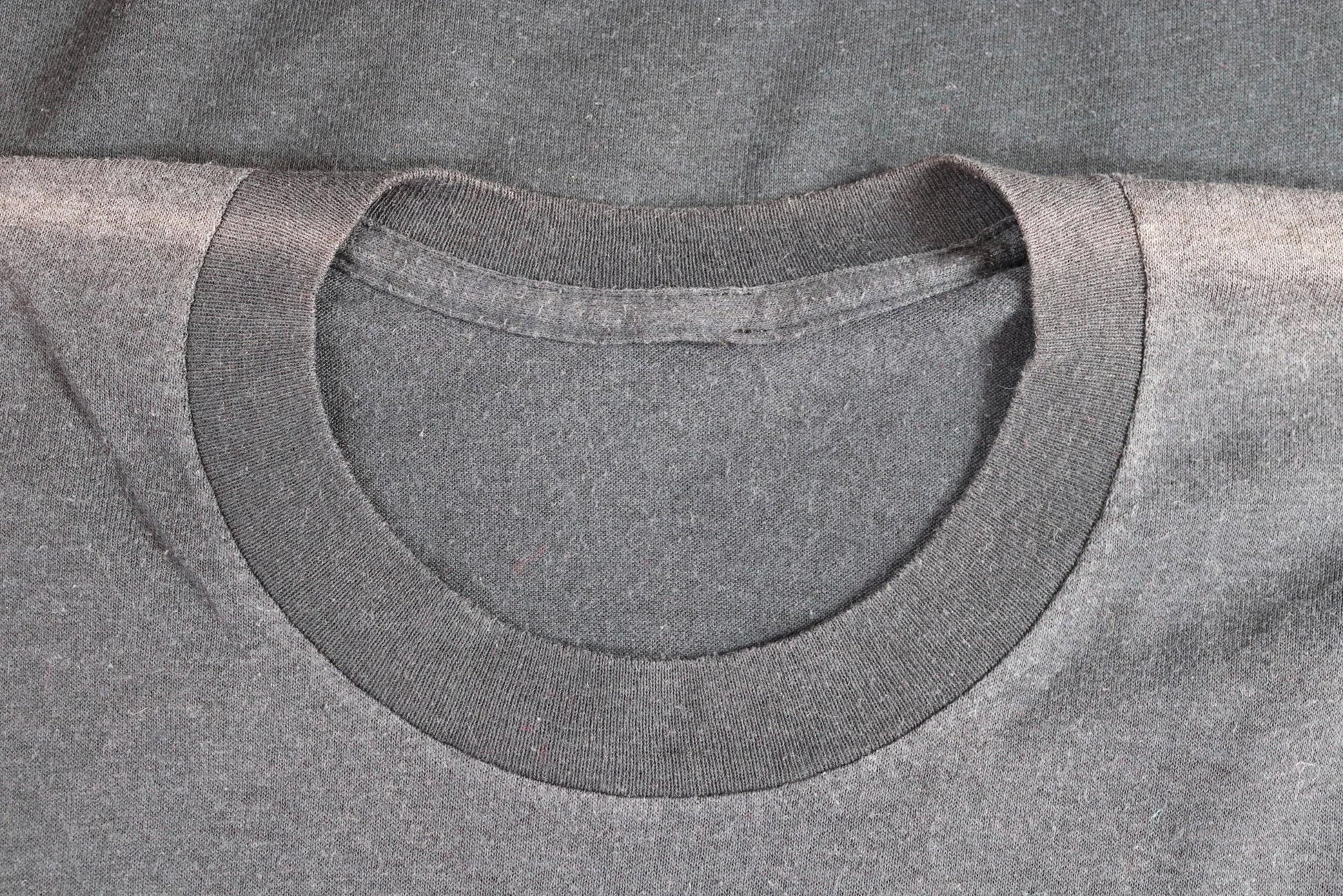 Vintage 1990s faded black t shirt - sleeveless vest top - 41” chest