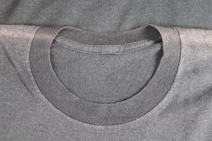 Vintage 1990s faded black t shirt - sleeveless vest top - 41” chest