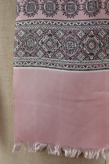Vintage mens neck scarf - pink and white - mod style - Goodwood festival - wedding attire