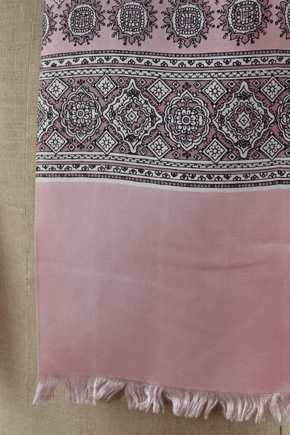 Vintage mens neck scarf - pink and white - mod style - Goodwood festival - wedding attire