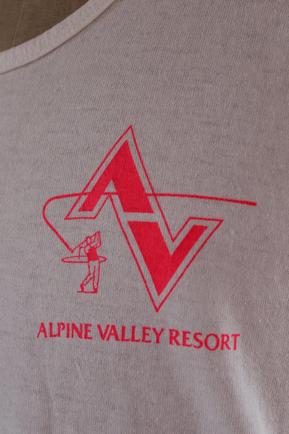 Vintage 90s Neon Print Vest: Alpine Surf Style, 40" Chest