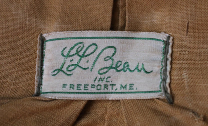 Vintage 1960s LL Bean workwear jacket - canvas hunting coat - Talon zipper - script label - 45” chest