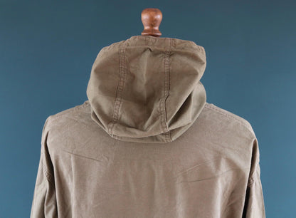 Vintage 1940s 50s French army smock - military anorak -M47 - 54” chest - for hiking