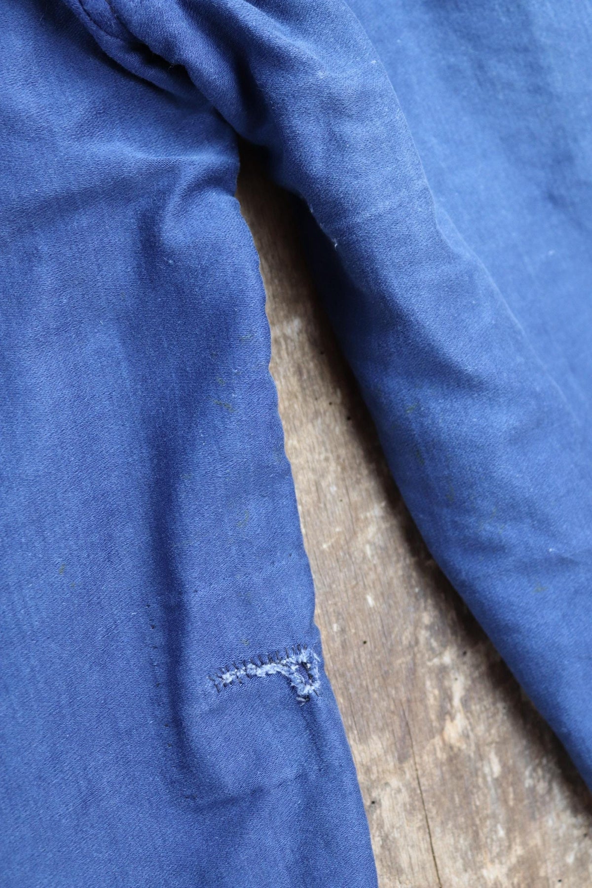 Vintage 1940s French workwear trousers - moleskin chore pants - 1940s buckle back - 32” x 25”