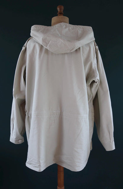 Vintage 1960s Swedish snow blouse smock - snoblus - military anorak - 57” chest
