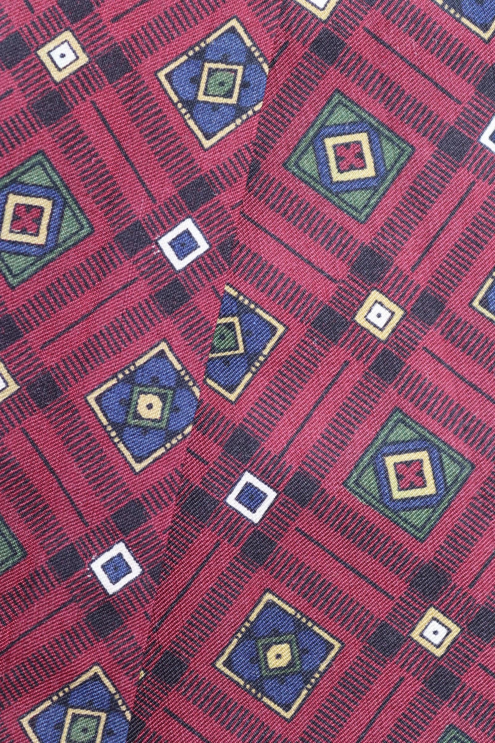 Vintage Italian scarf - silk and wool - mod style - Goodwood - wedding attire