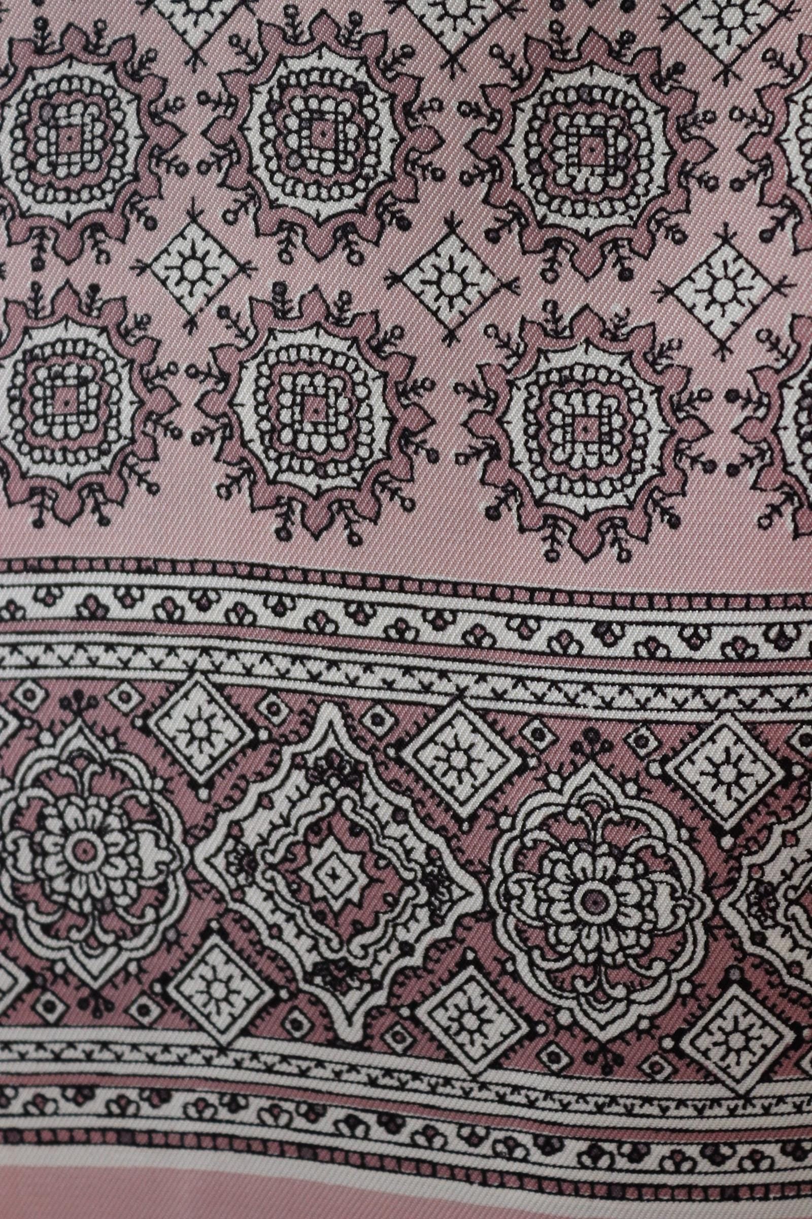 Vintage mens neck scarf - pink and white - mod style - Goodwood festival - wedding attire