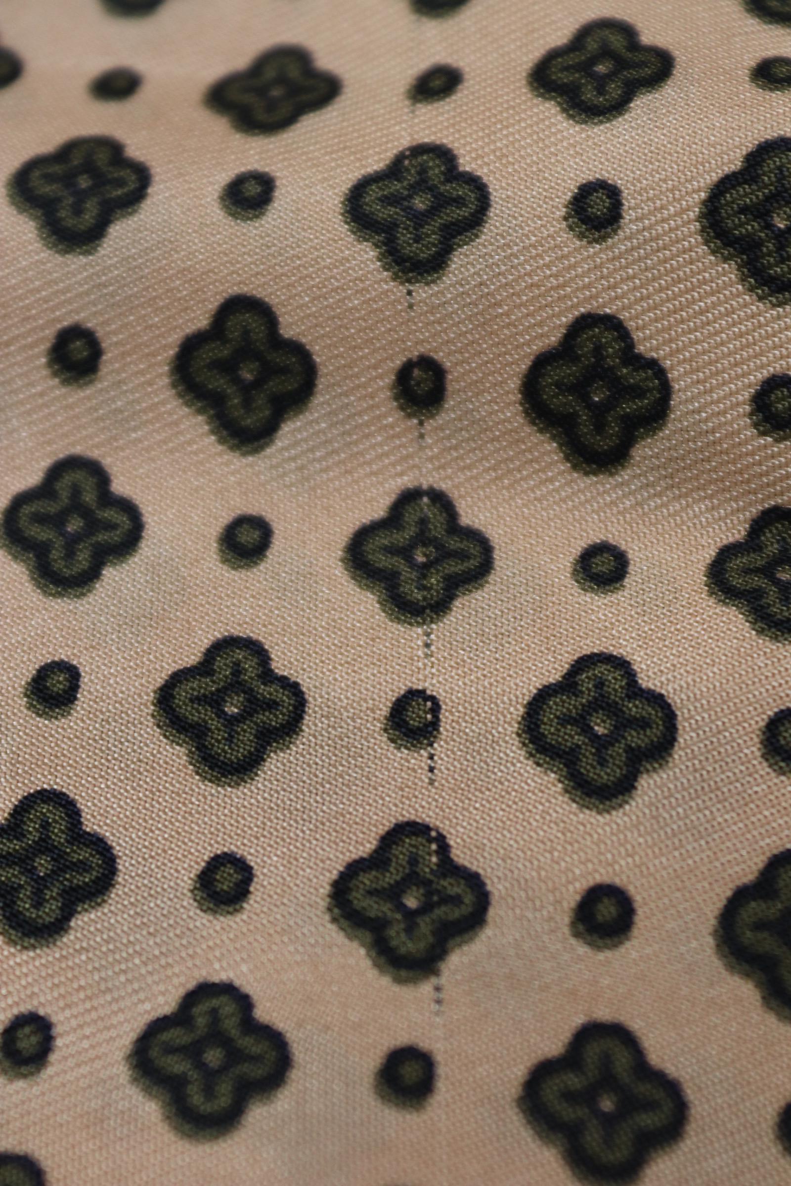 Vintage mens neck scarf - green and peach - mod style - Goodwood festival - wedding attire