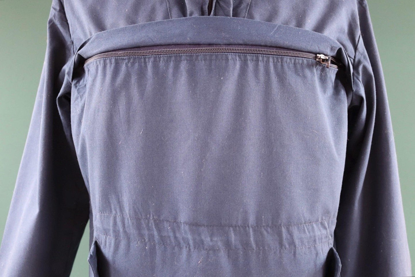 Vintage 1970s 80s blue Norwegian smock - skiing anorak - 44” chest