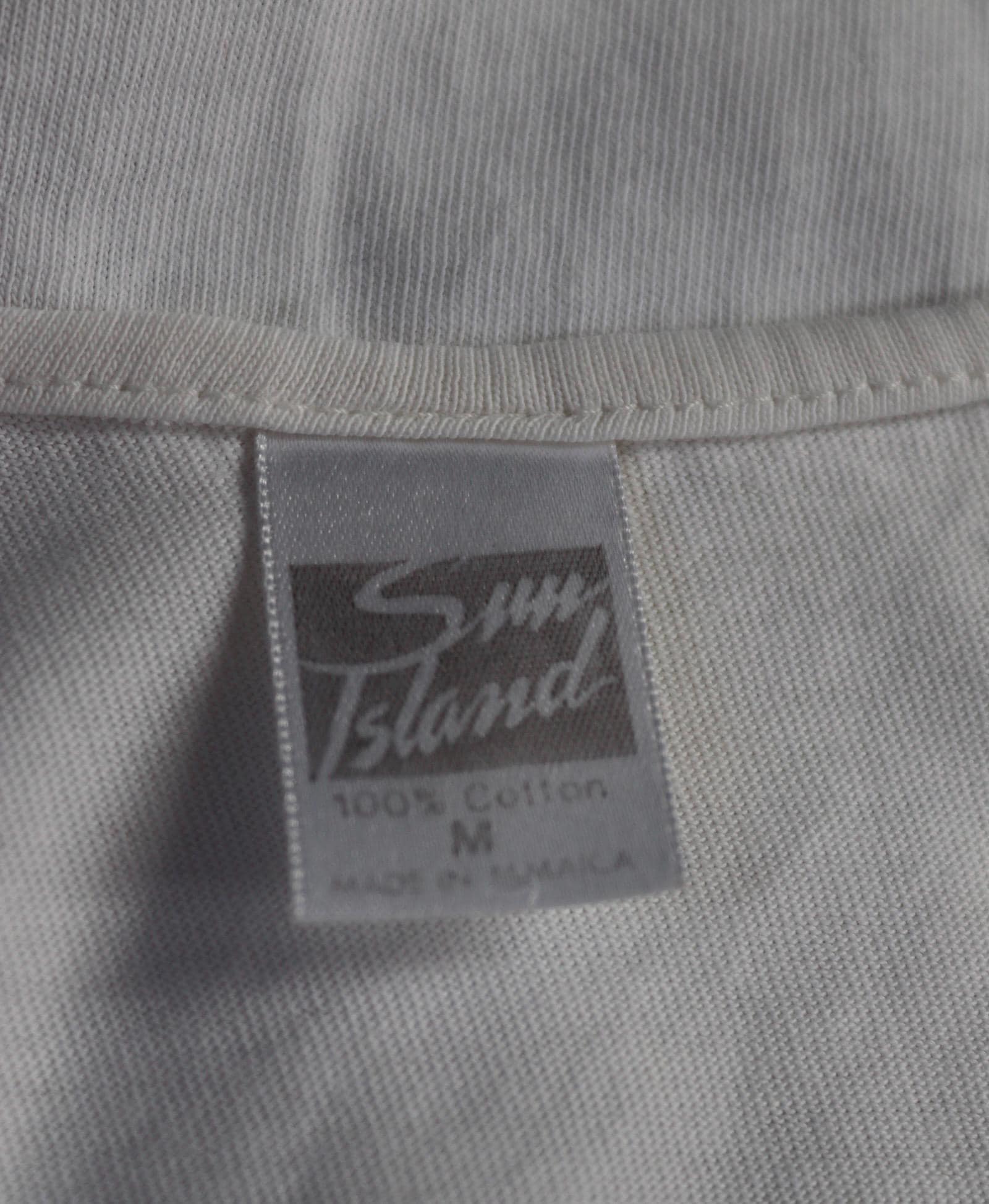 Vintage 1990s Jamaica faded neon vest - No Problem - surf style for beach or gym - singlet t shirt - 43” chest