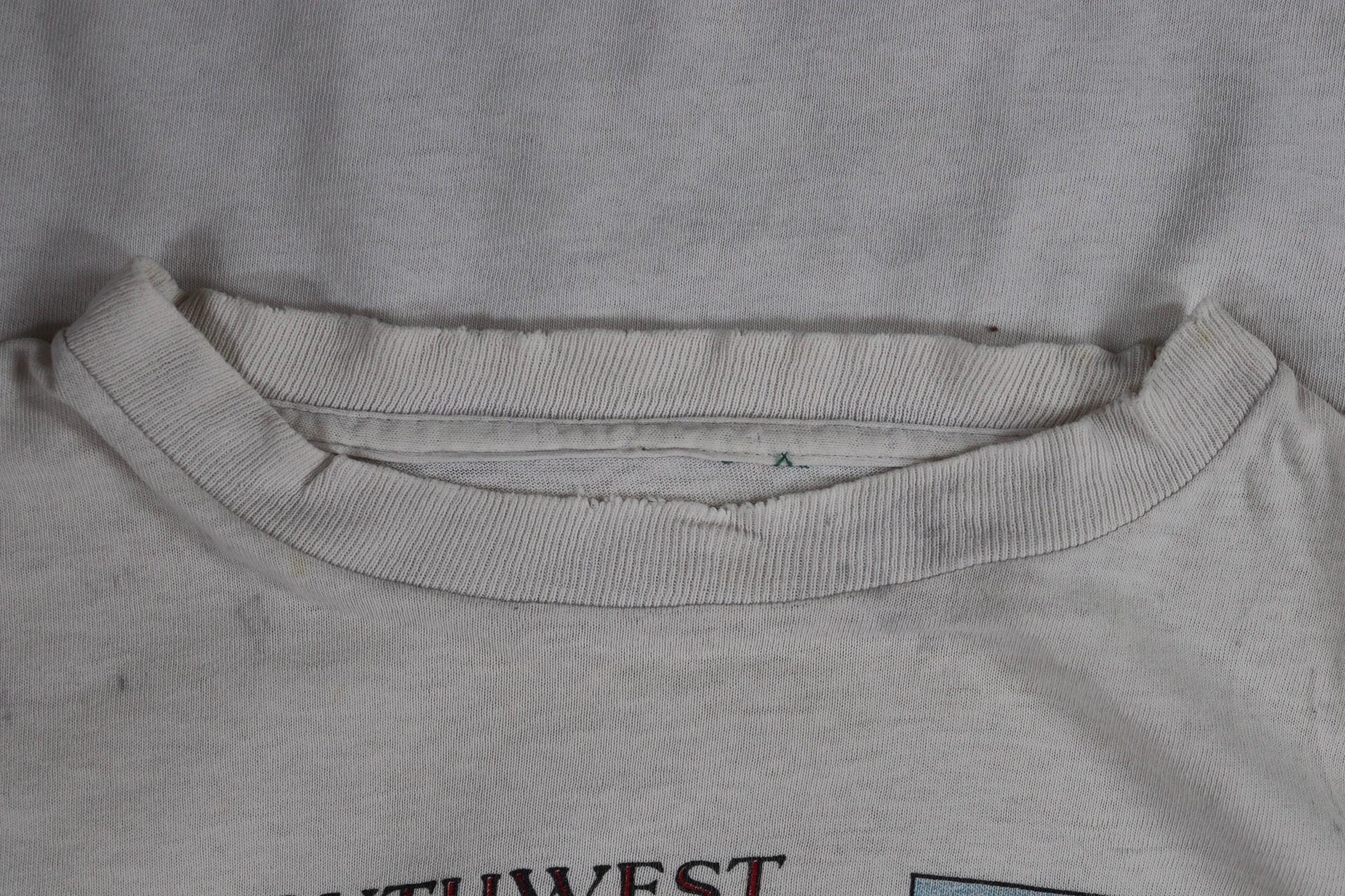 Vintage 1990s Southwest Desert t shirt - coyote print - nature design - 46” chest