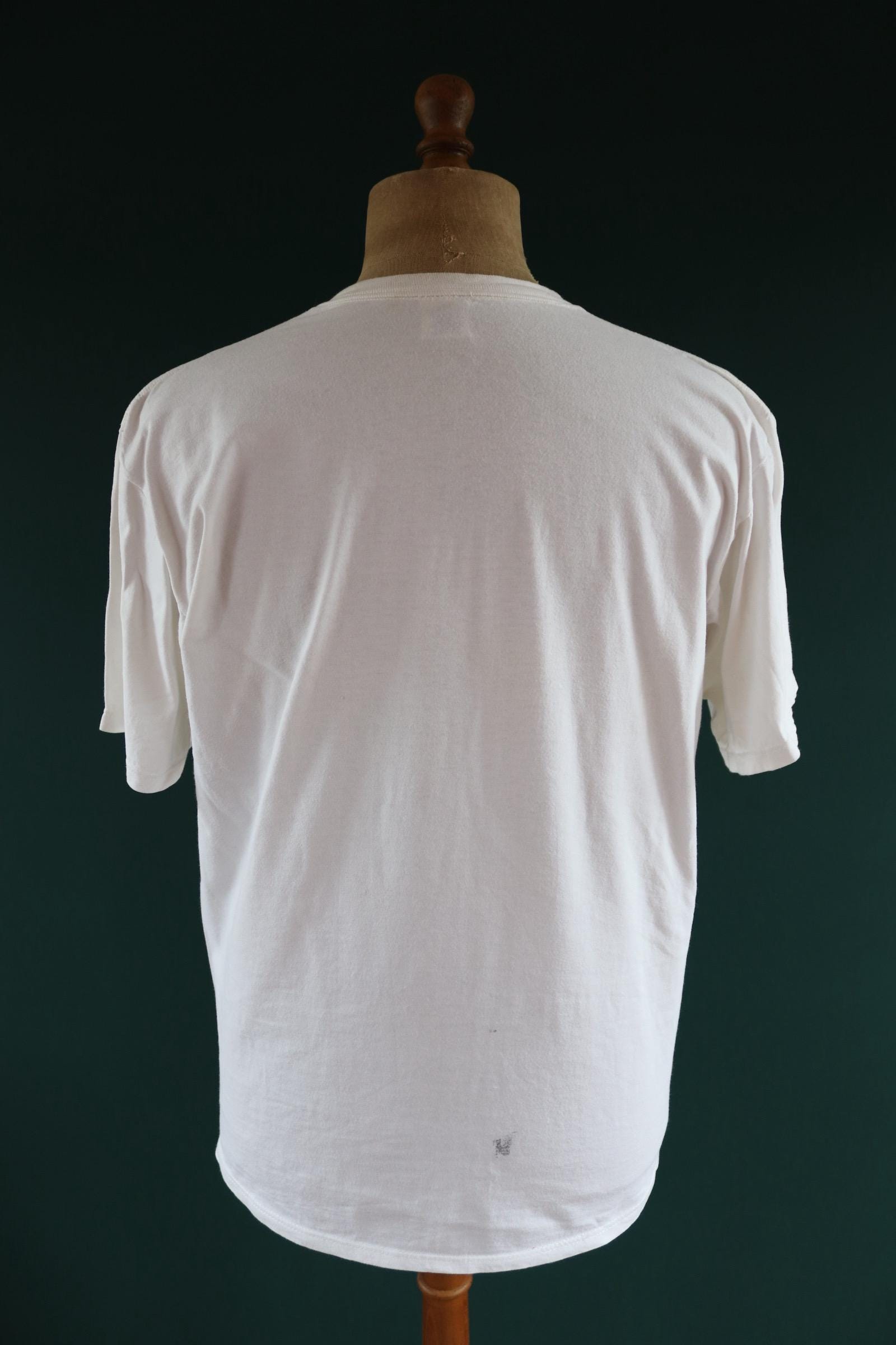 Vintage 1990s Iowa t shirt - sunglasses - neon print - 44” chest