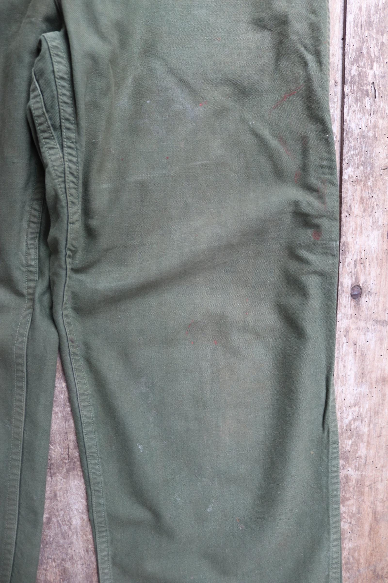 Vintage 1940s 50s Swedish military workwear trousers - utility chore pants - buckle back - 34” x 30”