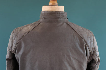 Vintage 1980s Belstaff Tourmaster trophy jacket - waxed cotton - motorcycle trial bike racing - 42" chest