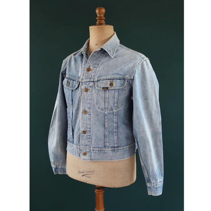 Vintage 1980s Lee denim 101 trucker jacket - Union Made workwear - 43” chest