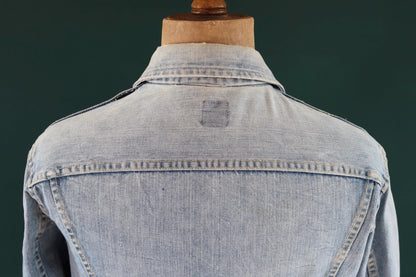 Vintage 1980s Lee denim 101 trucker jacket - Union Made workwear - 43” chest