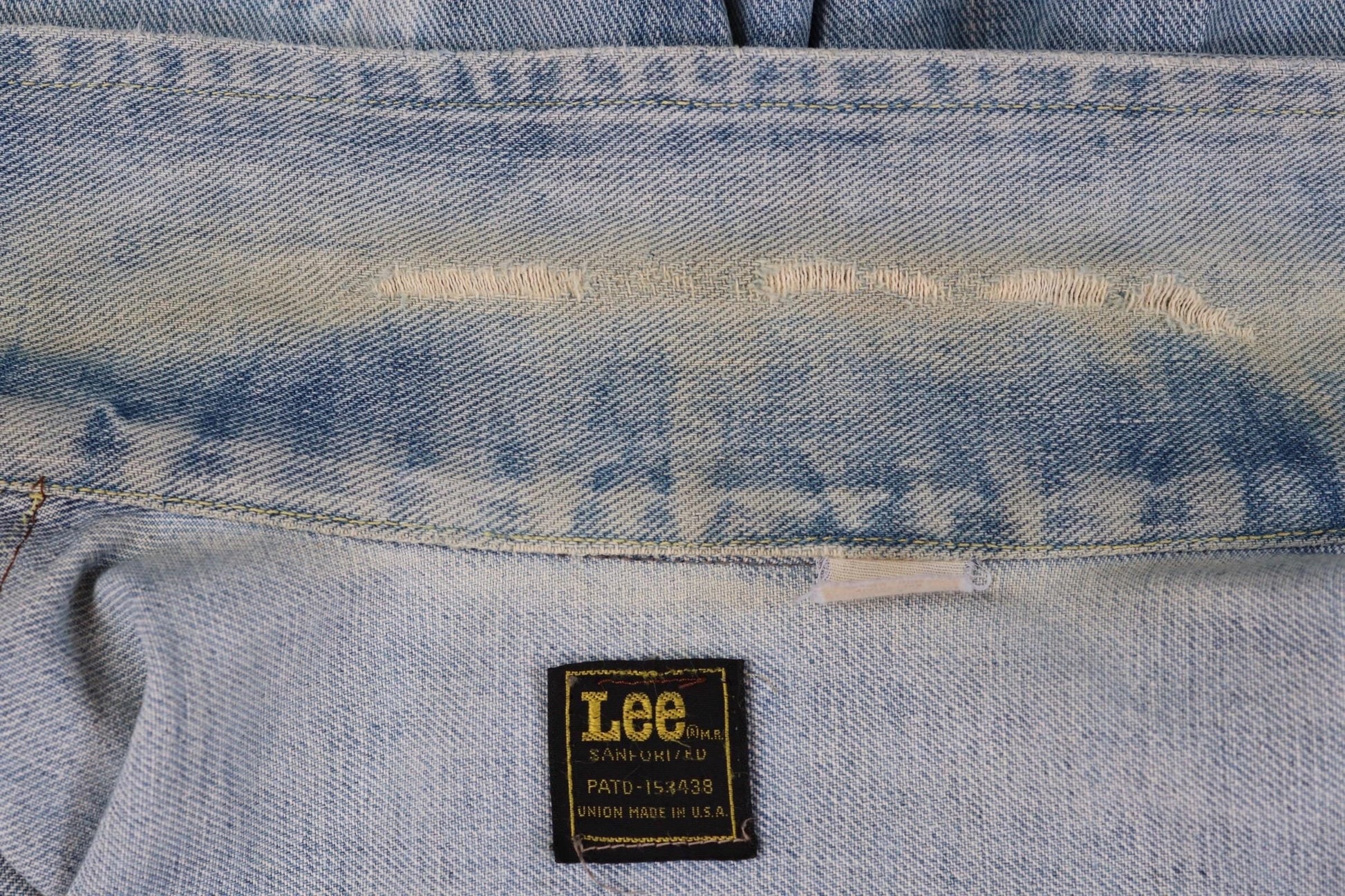 Vintage 1980s Lee denim 101 trucker jacket - Union Made workwear - 43” chest