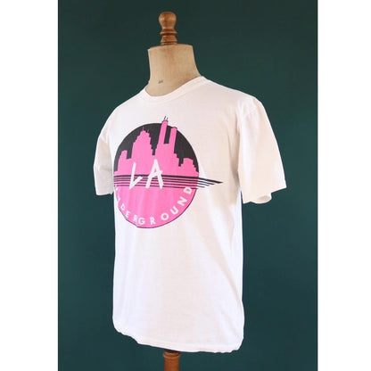 Vintage 1990s LA underground t shirt - Los Angeles print - 40” chest