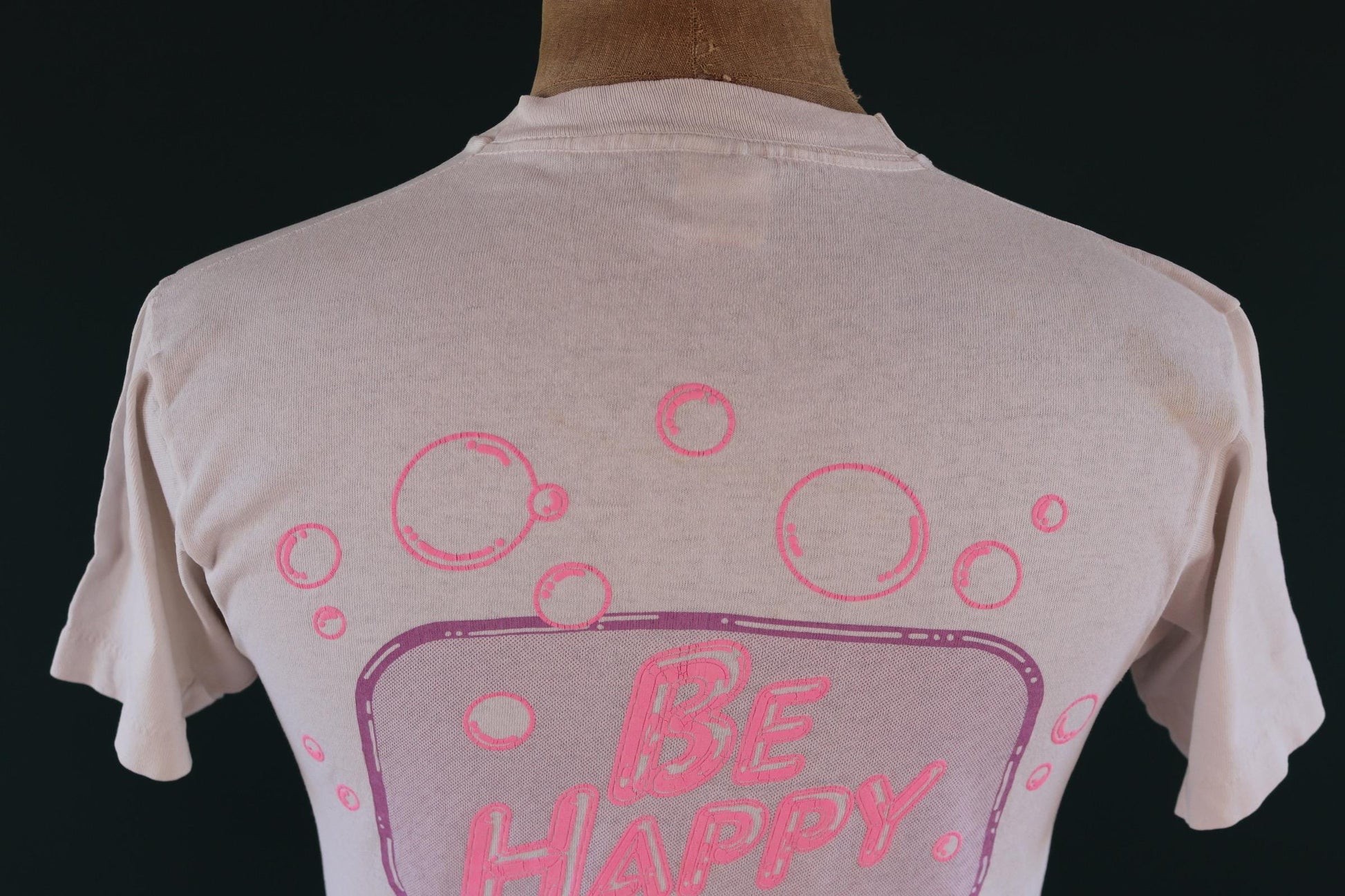 Vintage 1990s soap opera t shirt - be happy - 37” chest