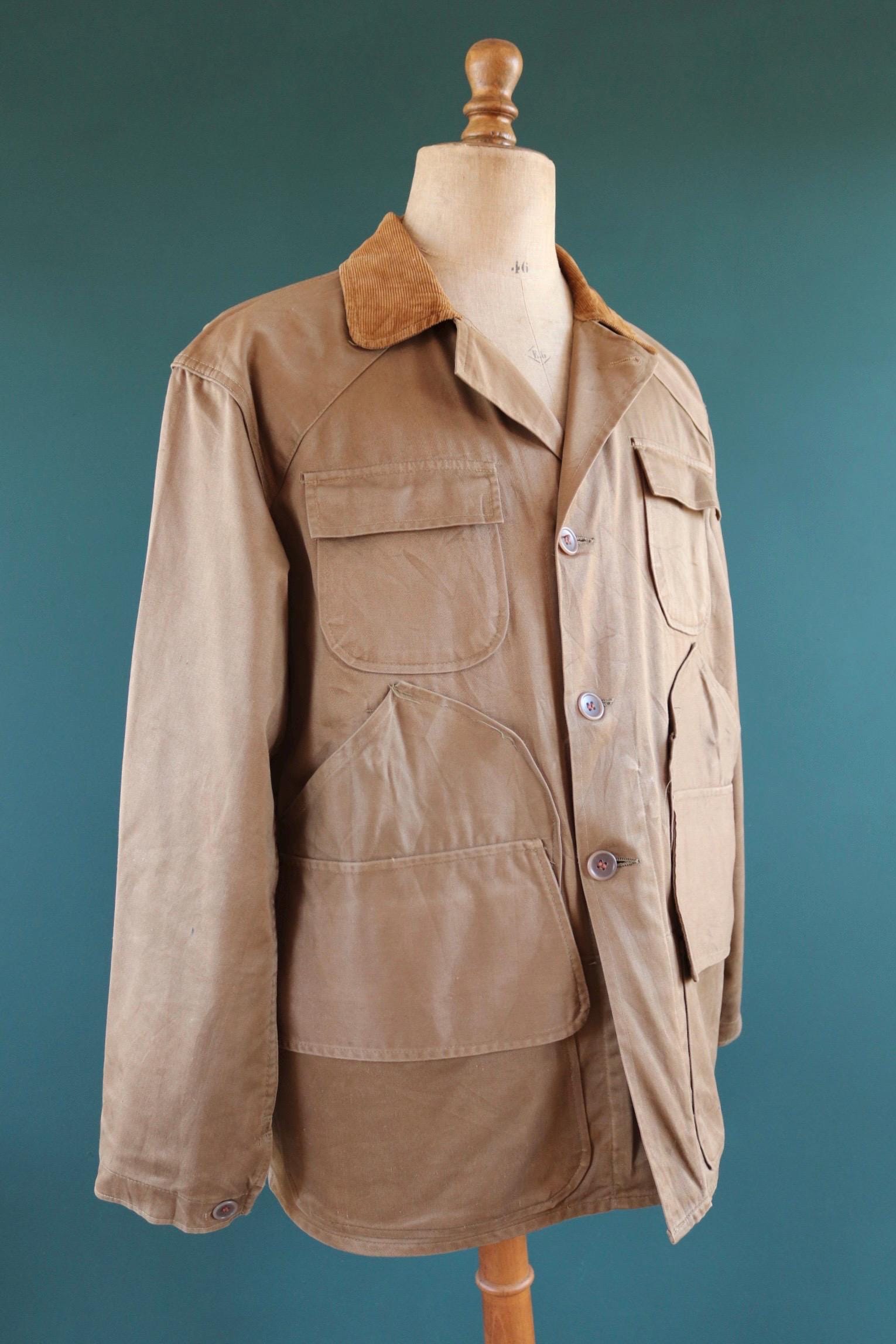 Vintage 1950s 60s hunting jacket - American workwear - 49” chest