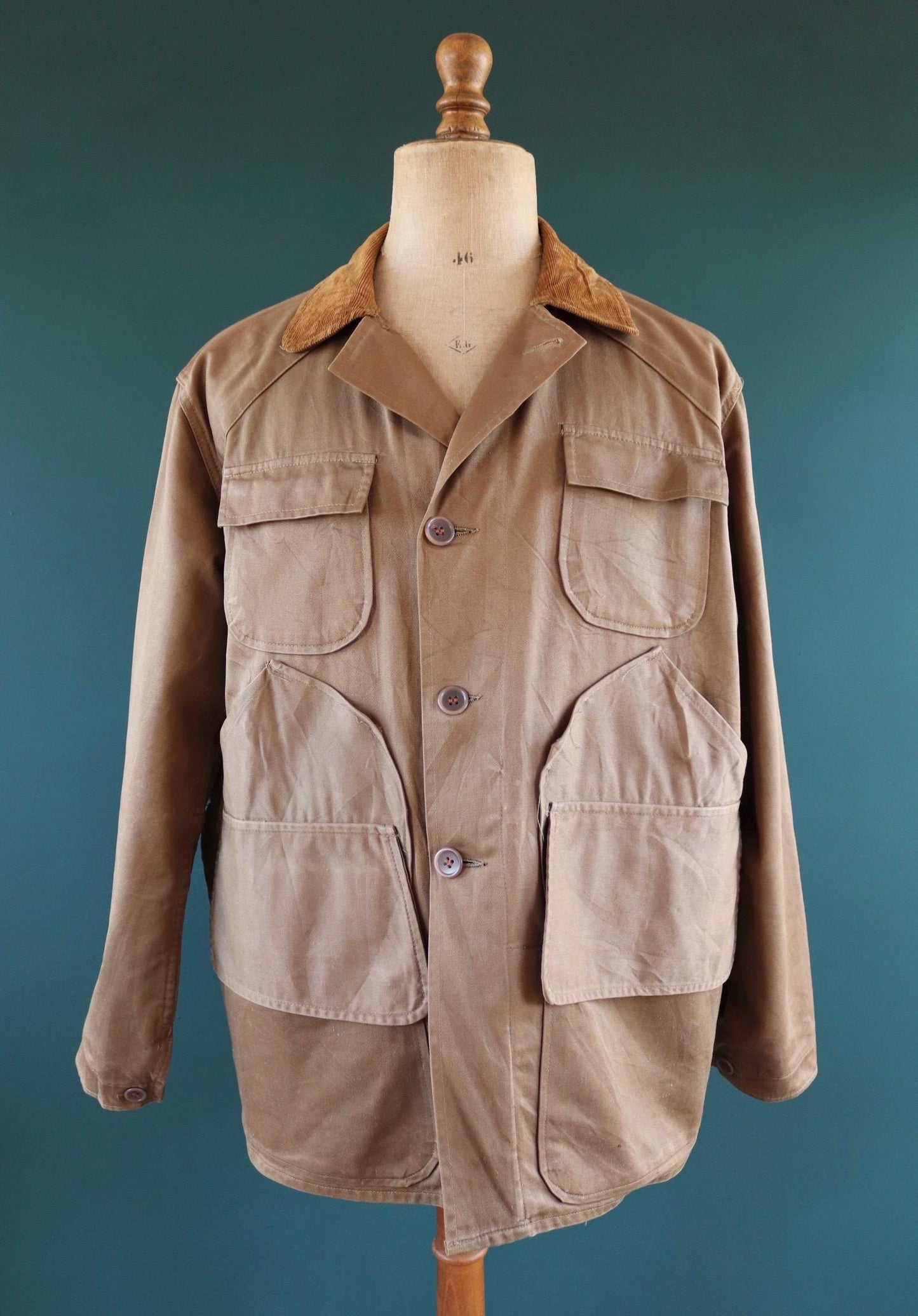 Vintage 1950s 60s hunting jacket - American workwear - 49” chest