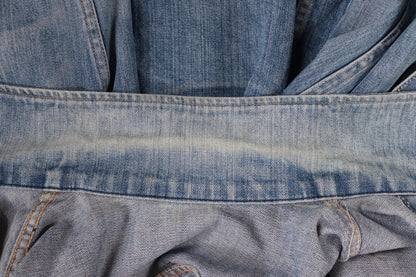 Vintage 1980s Wrangler denim jacket - 39" chest - faded workwear - Blue Bell label