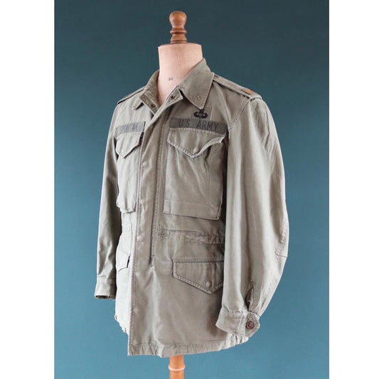 Vintage 1950s US Army M-1951 field jacket - Korean War era - Talon zipper - 40" chest
