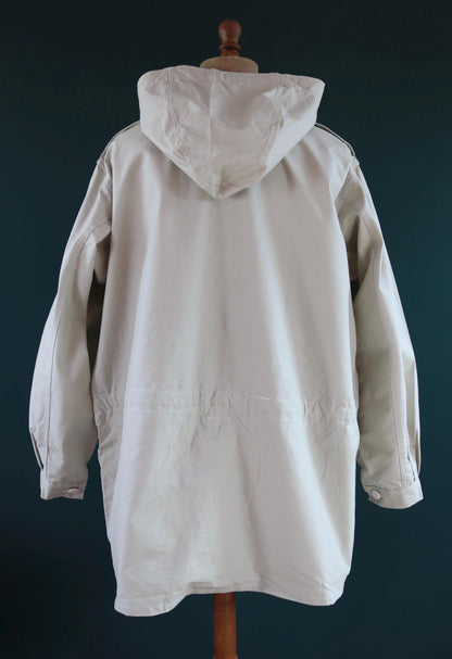 Vintage 1960s Swedish snow blouse smock - snoblus - military anorak - 58” chest