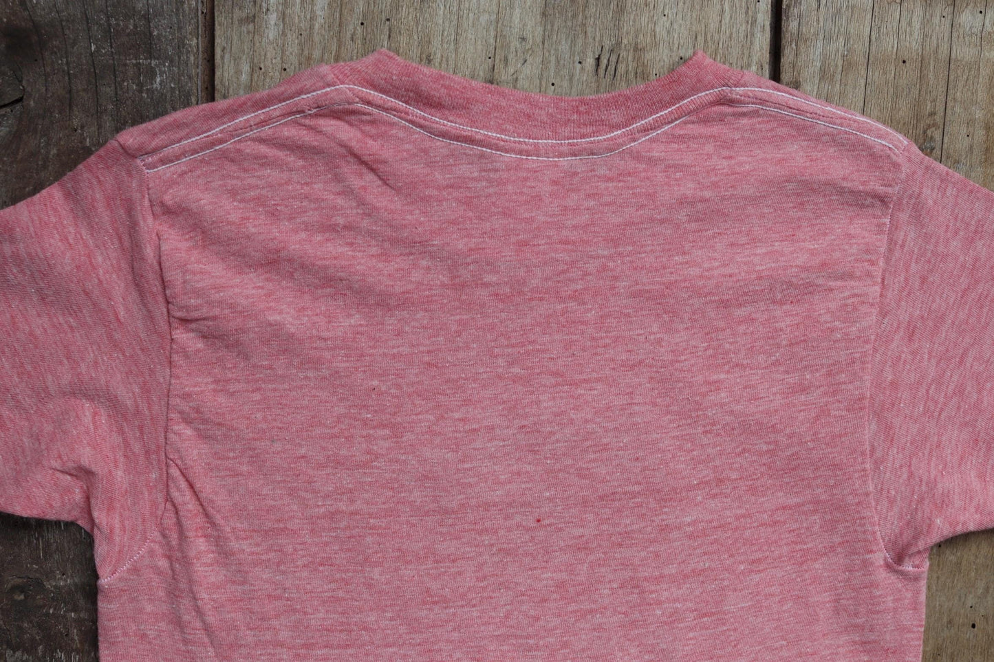 Vintage 1970s 80s pink marl t shirt - womens rights - feminist activism - 30” chest