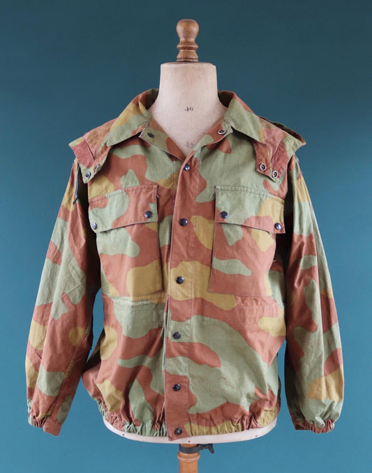 Vintage 1980s 90s Italian military M29 blouse - army jacket - San Marco camouflage - 50” chest
