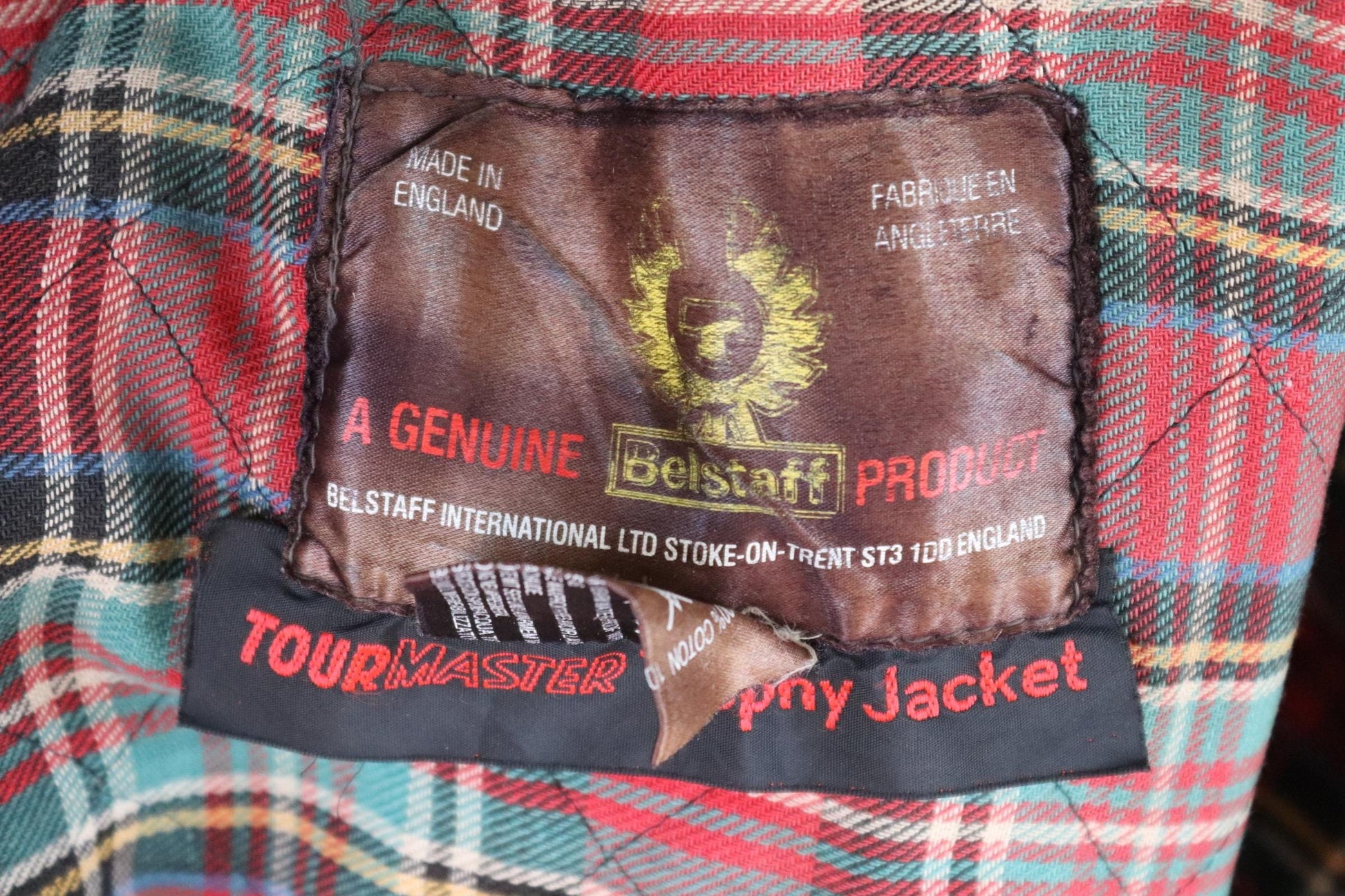 Vintage 1980s Belstaff Tourmaster trophy jacket - waxed cotton - motorcycle trial bike racing - 42" chest