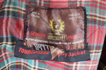 Vintage 1980s Belstaff Tourmaster trophy jacket - waxed cotton - motorcycle trial bike racing - 42" chest