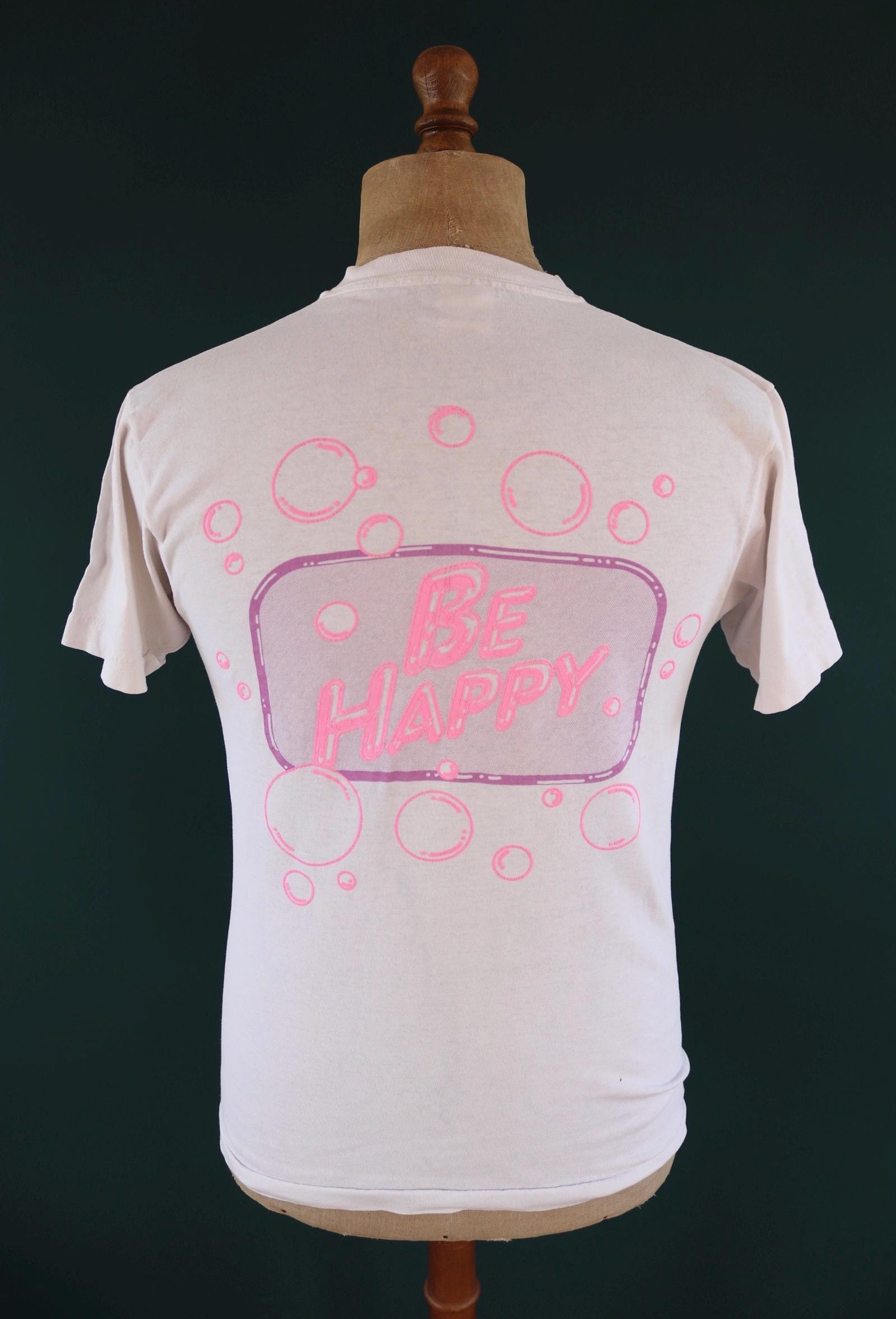 Vintage 1990s soap opera t shirt - be happy - 37” chest