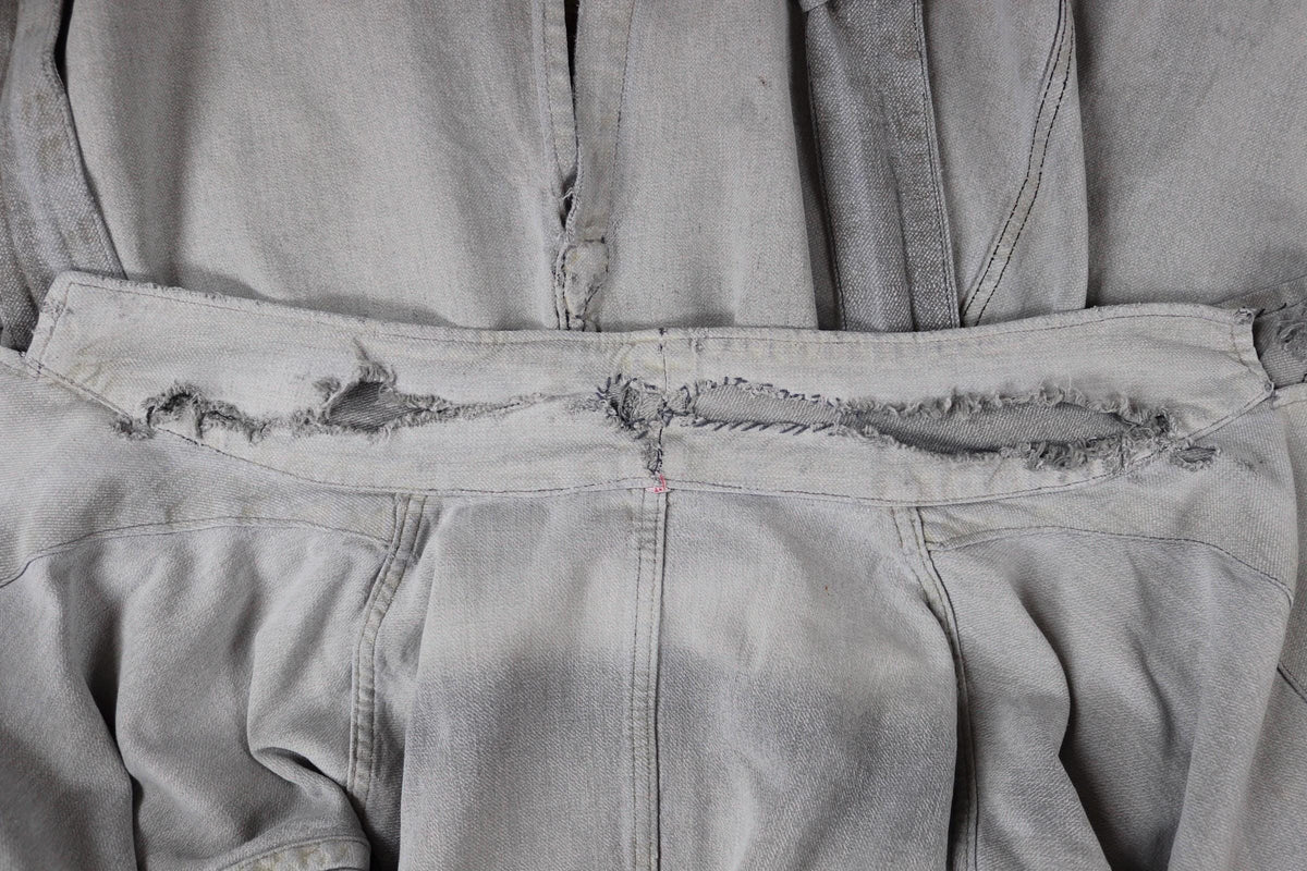 Vintage French workwear jacket - 1950s selvedge chore coat - 46" chest