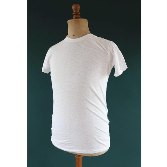 Vintage 1970s 80s Sears blank t shirt - plain white tee - 36” chest