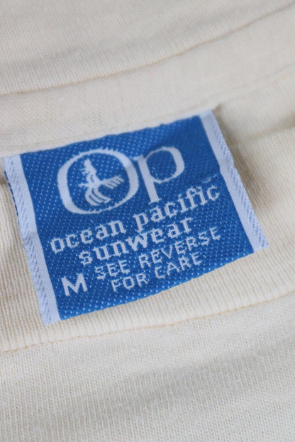 Vintage 1980s 90s Ocean Pacific t shirt - windsurf print - water sports tee - 38” chest