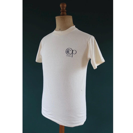 Vintage 1980s 90s Ocean Pacific t shirt - windsurf print - water sports tee - 38” chest