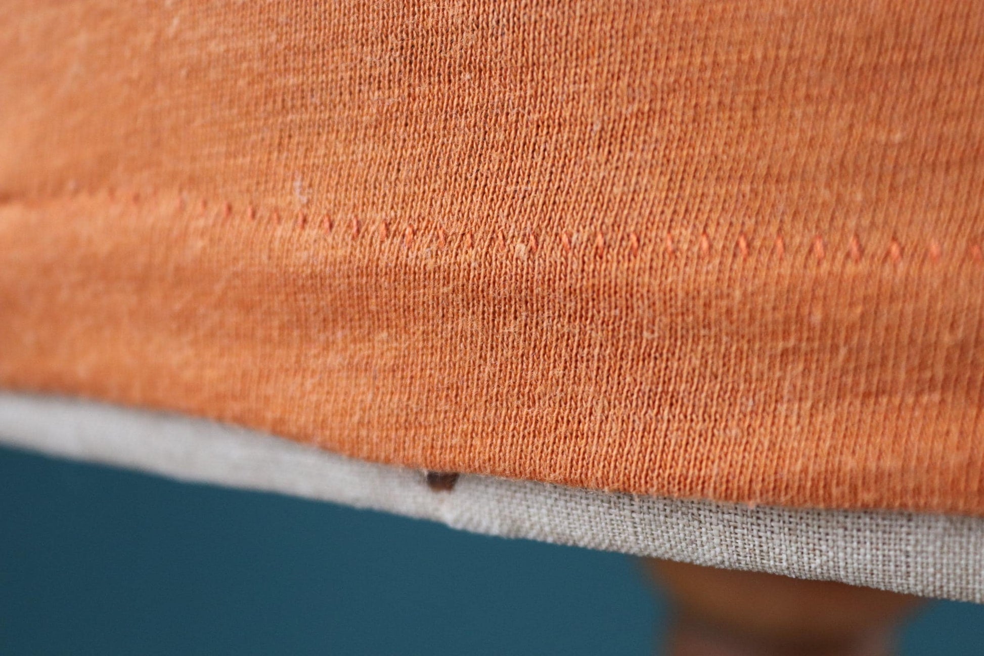 Vintage 1970s Healthknit pocket t shirt - rust orange tee - 32” chest