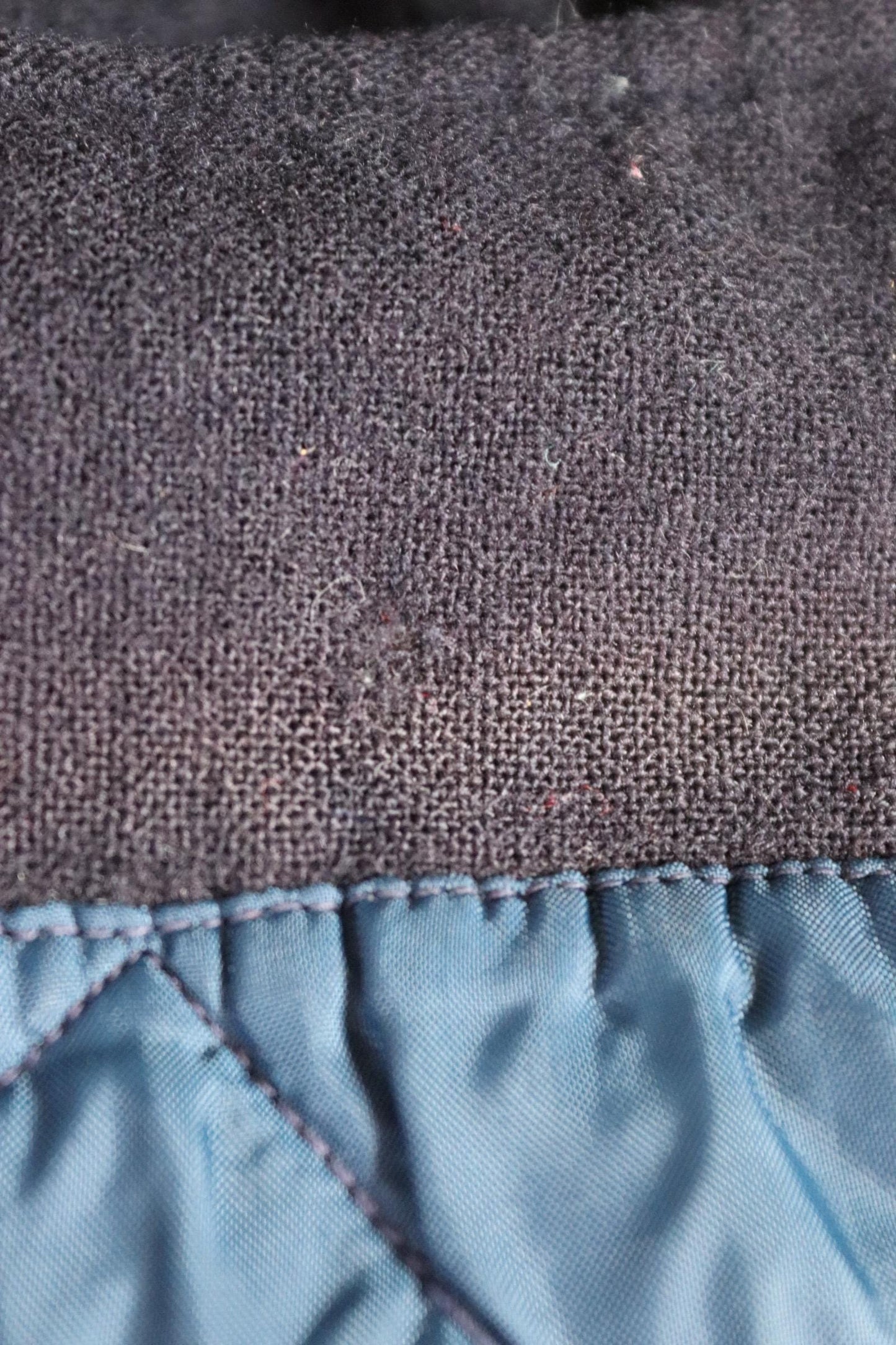 Vintage 1990s Pendleton wool shirt - plain navy blue - Western style - 40” chest