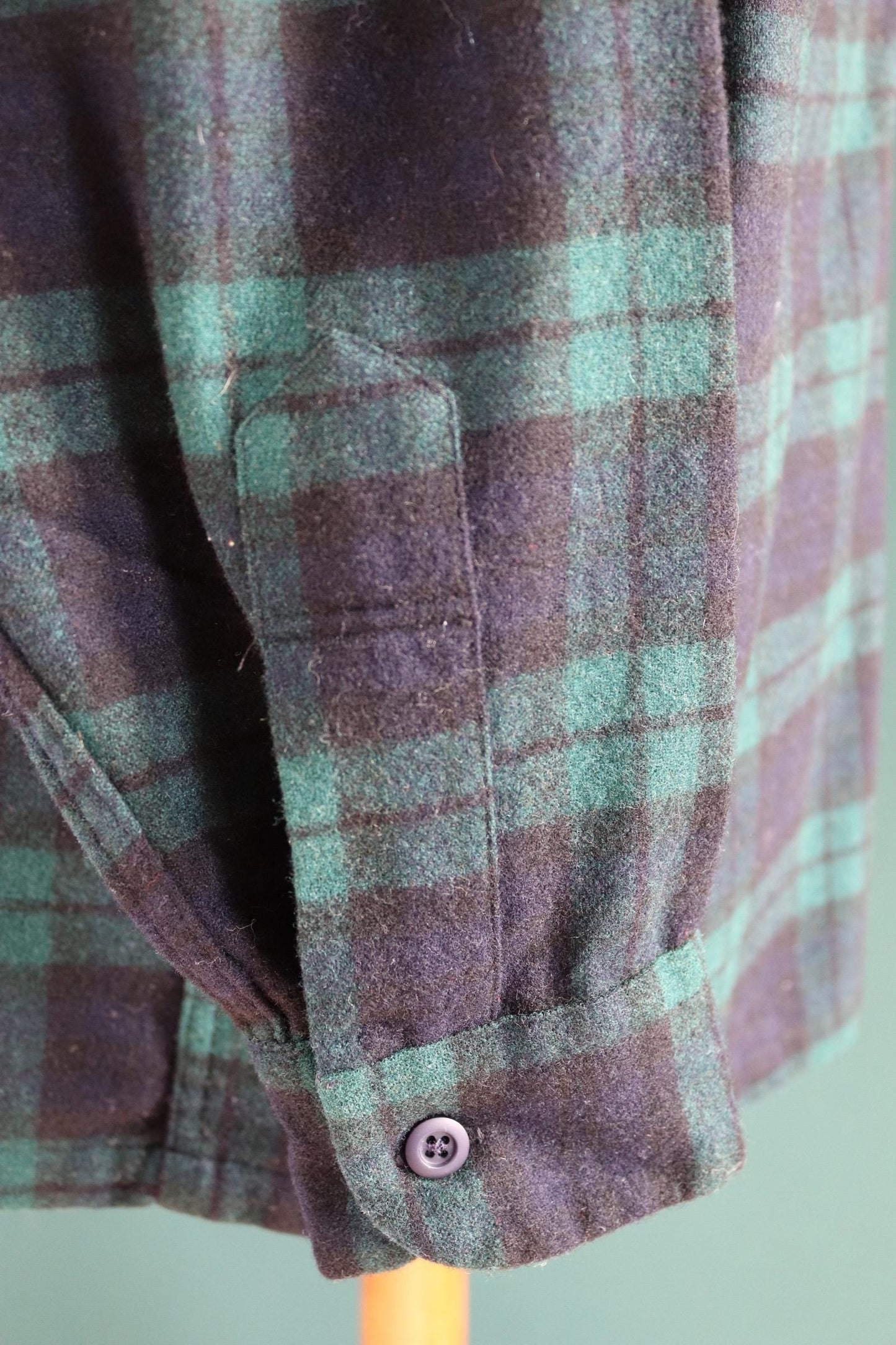 Vintage 1990s Pendleton wool board shirt - Blackwatch tartan - 56” chest