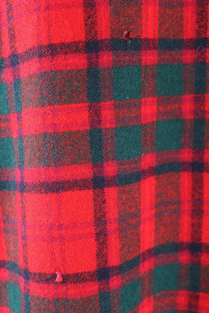 Vintage Pendleton wool 49er jacket - red plaid - Ivy League style - 54” chest