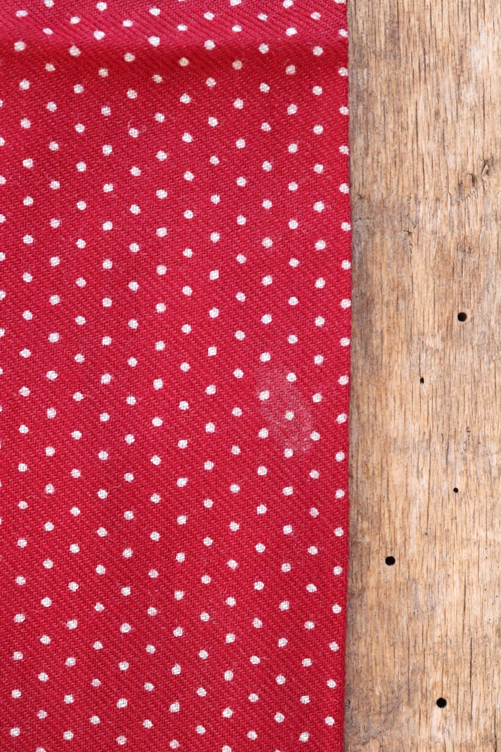 Vintage 1960s Tootal tasseled scarf - burgundy red - mod northern soul - made in England