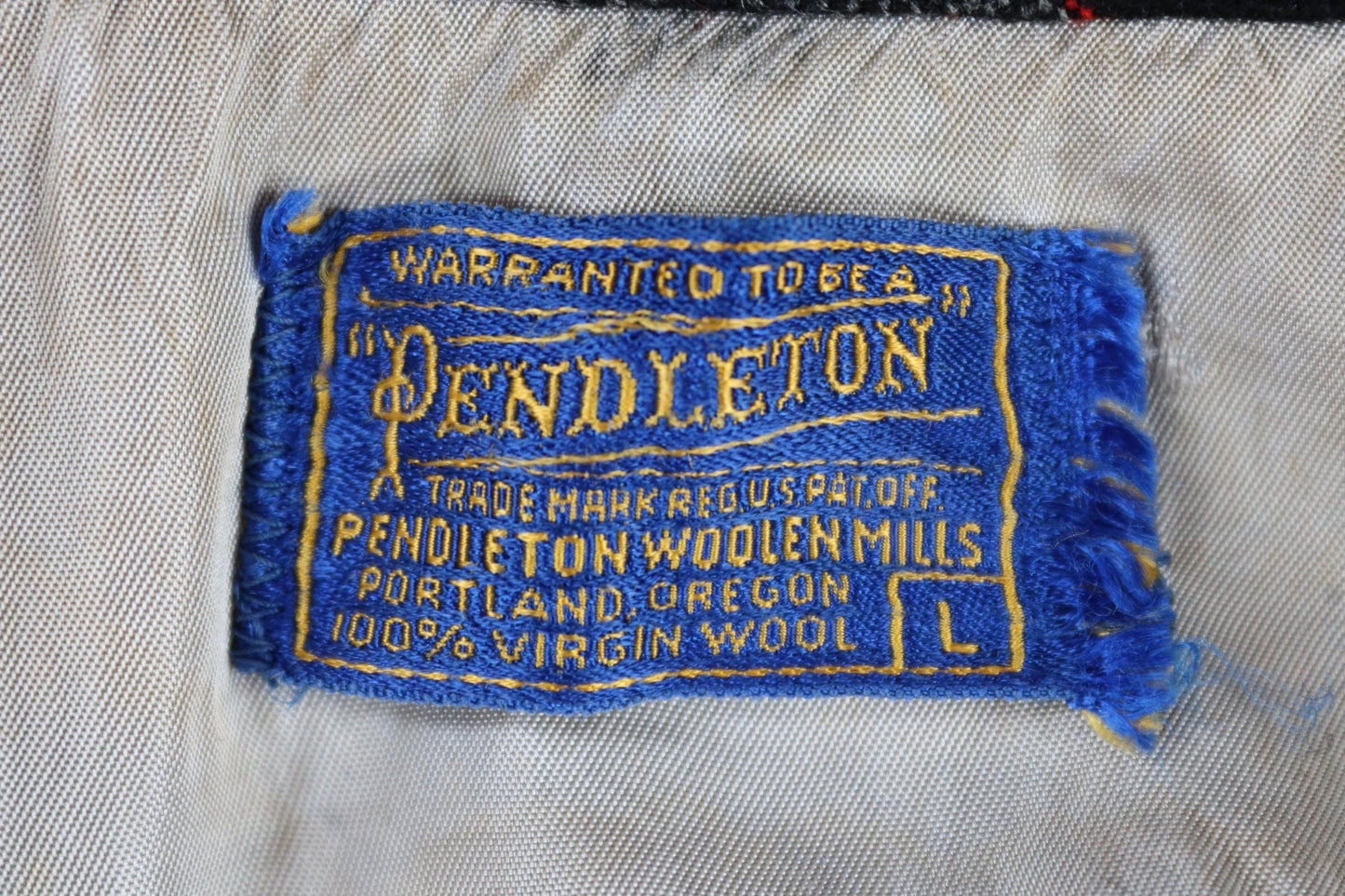 Vintage 1950s Pendleton wool board shirt - red plaid - 44” chest