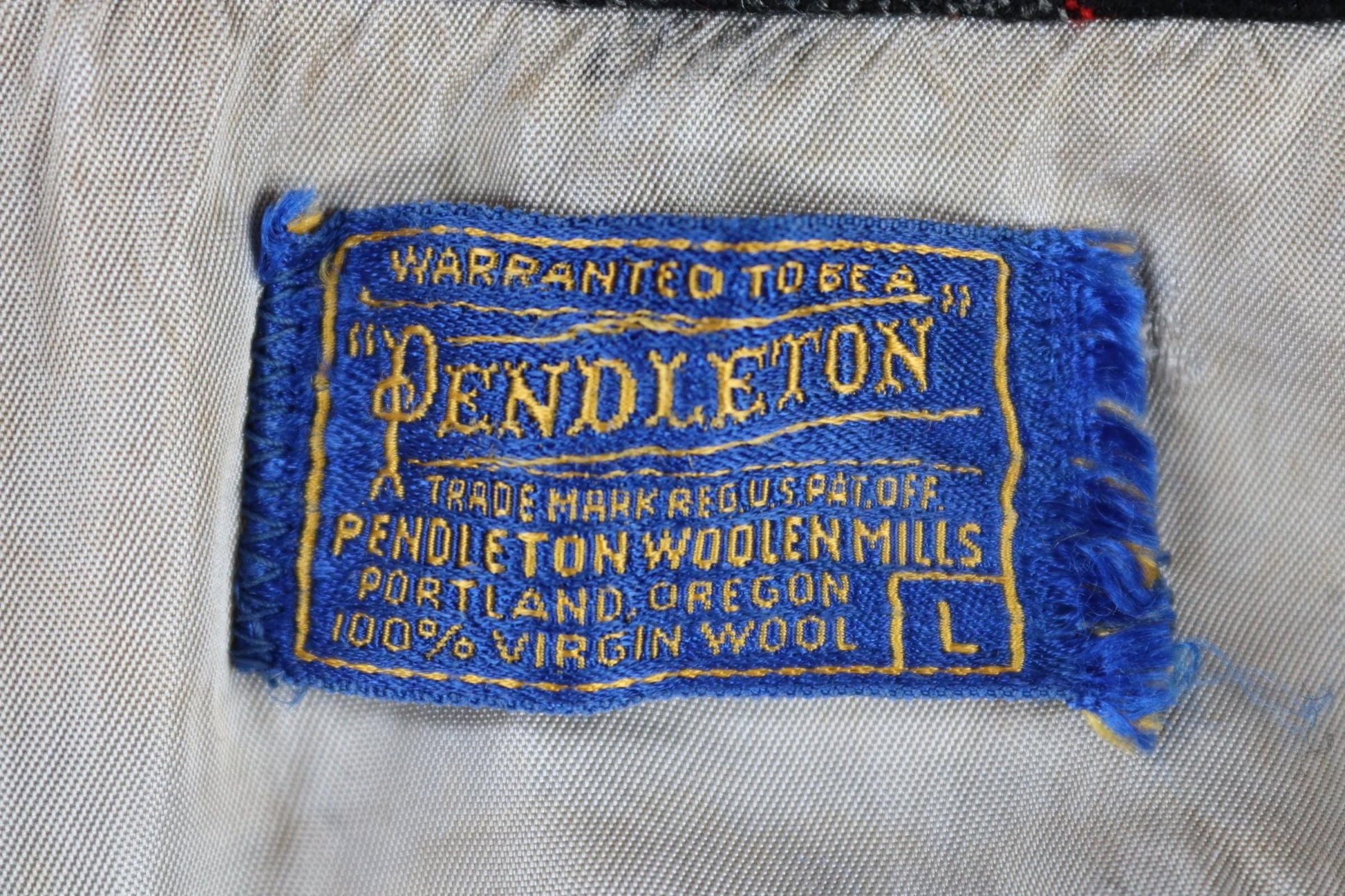 Vintage 1950s Pendleton wool board shirt - red plaid - 44” chest