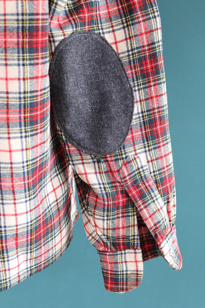 Vintage 1950s Pendleton wool board shirt - red plaid - 47” chest