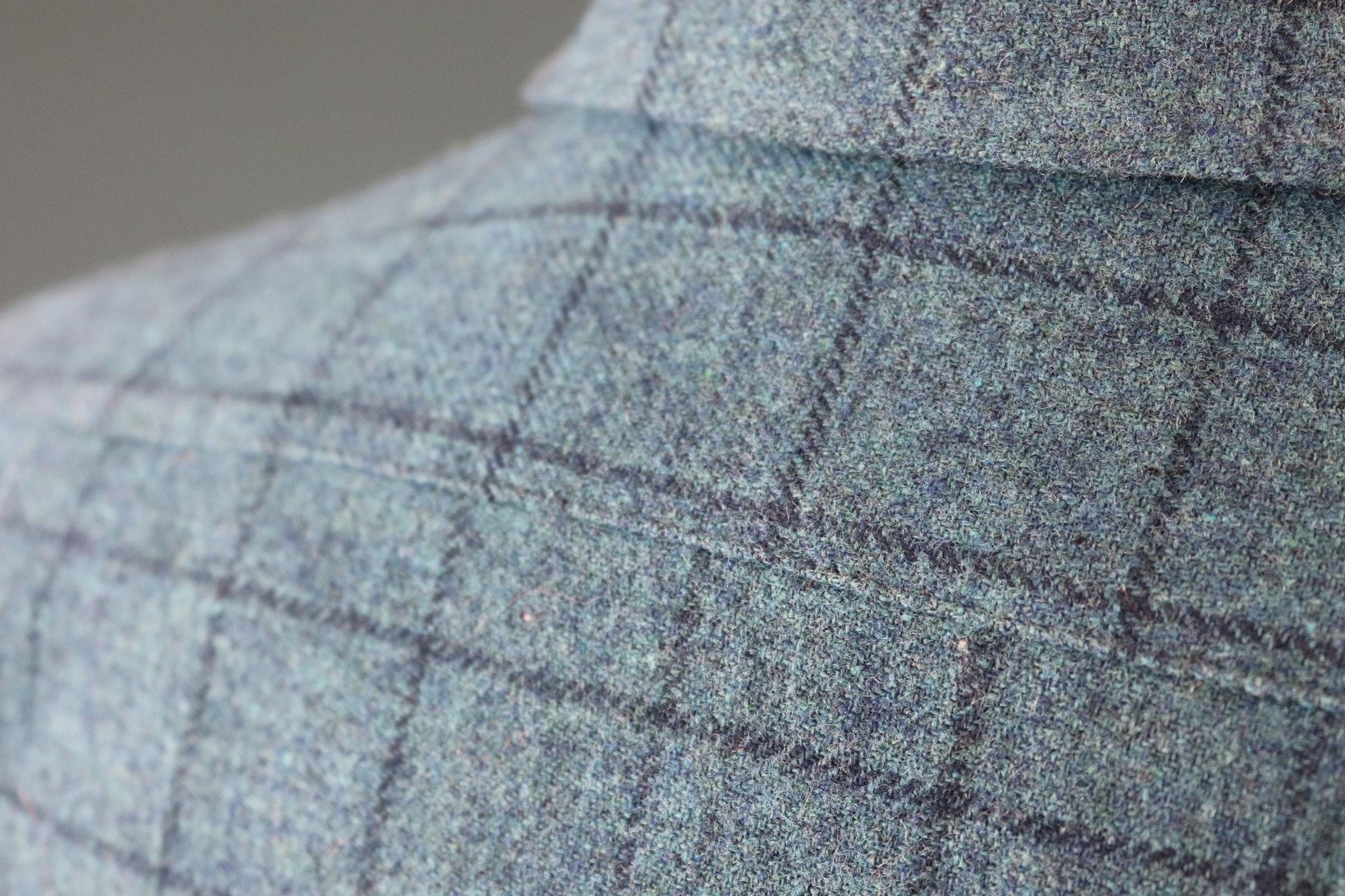 Vintage 1980s Pendleton wool board shirt - teal blue plaid - 42” chest